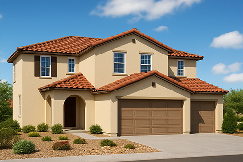 professional-roof-replacement-installation-riverside-500-opt A home with a new roof that was recently professionally installed